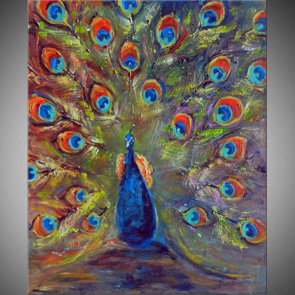 Peacock 24x20