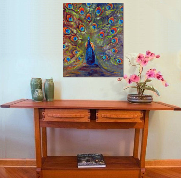 Peacock 24x20