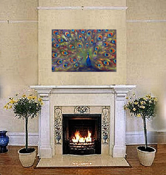 Peacock 36x24