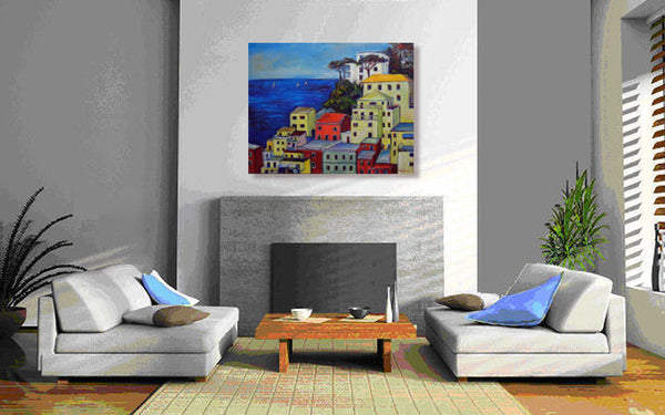 PORTOFINO ITALY 30x24