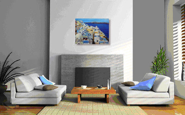 Fira Santorini - GREECE 24x18
