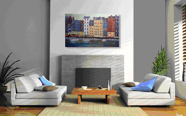 Honfleur France 48x30