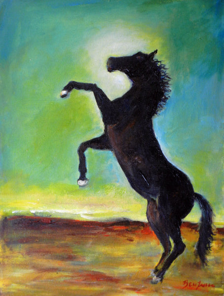 Horse Rearing 24x18