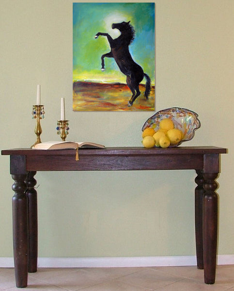 Horse Rearing 24x18