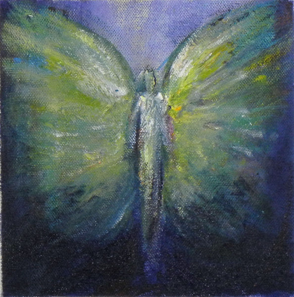 Framed Small Angel Painting BJ01