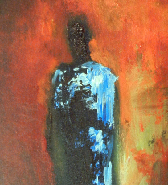 BenWill original painting - Interactions detail