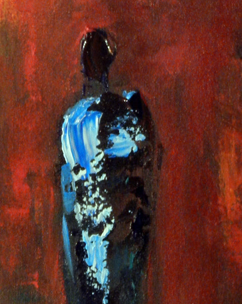 BenWill original painting - Interactions detail