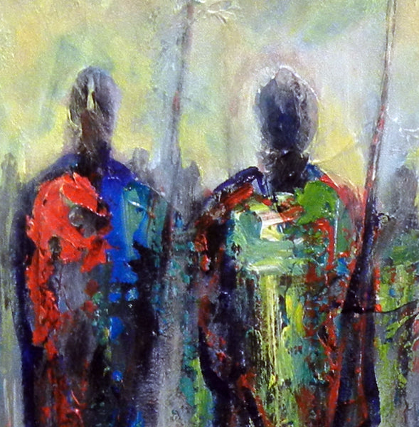 Maasai Warriors 60 x 48