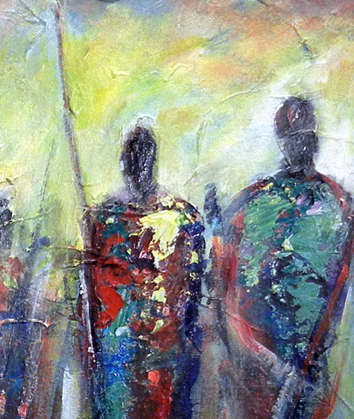 Maasai Warriors 60 x 48