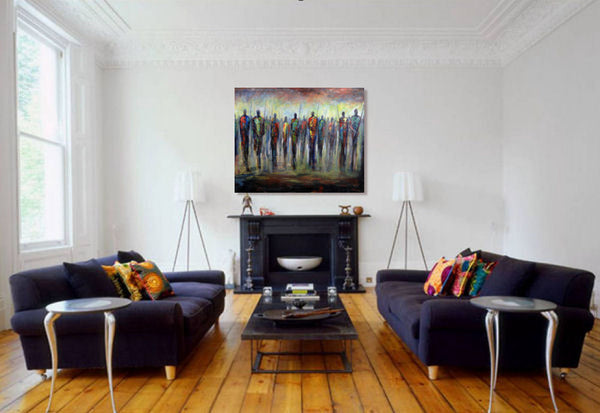 Maasai Warriors 60 x 48