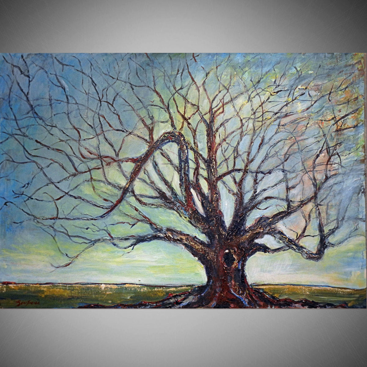 マー　絵画③ Tree 40x28 – BenWill Studio