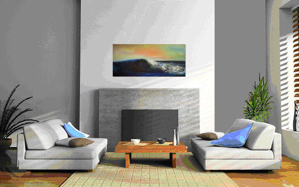 Wave 40x18