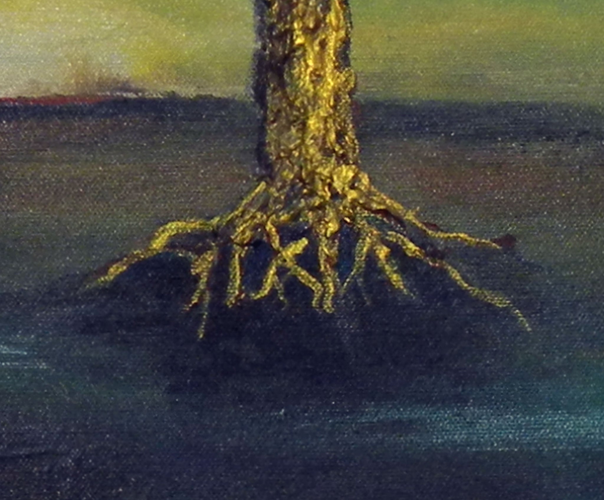 Golden Tree 20x20 – BenWill Studio
