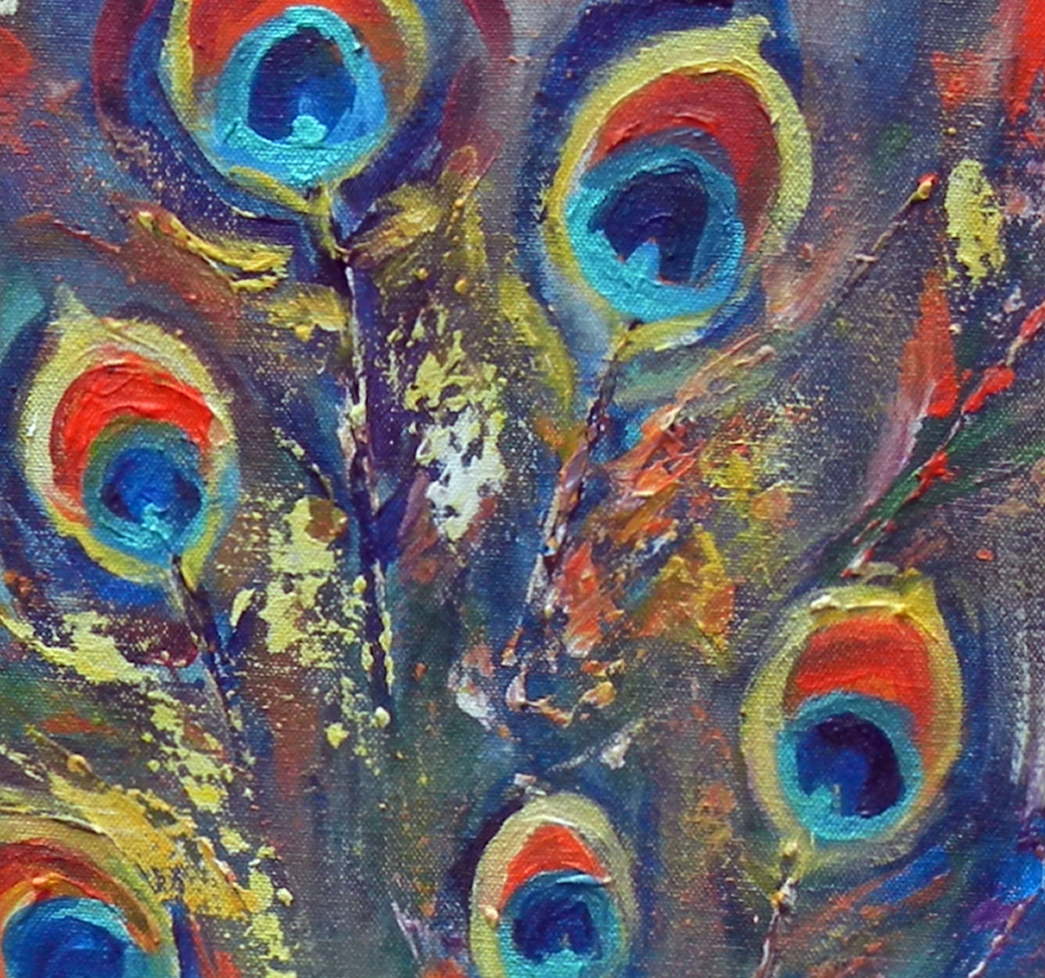 Peacock 36x24 – BenWill Studio
