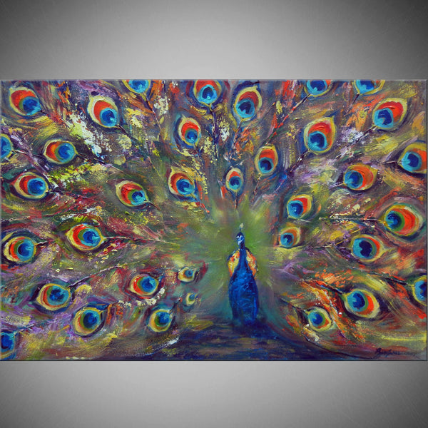 Peacock 36x24