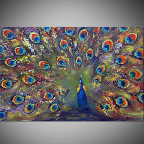 Peacock 36x24