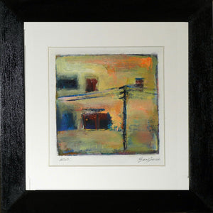 Framed Small Abstract Painting A010