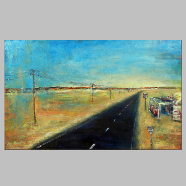 Highway Route 66 - 48x30