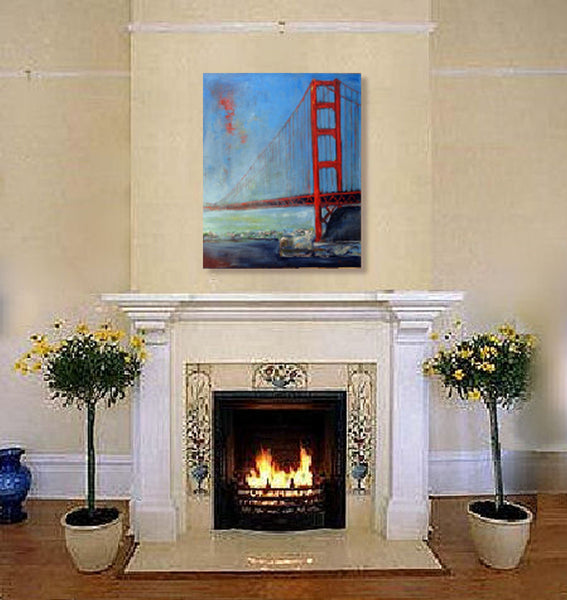 San Francisco Golden Gate Bridge artwork home decor