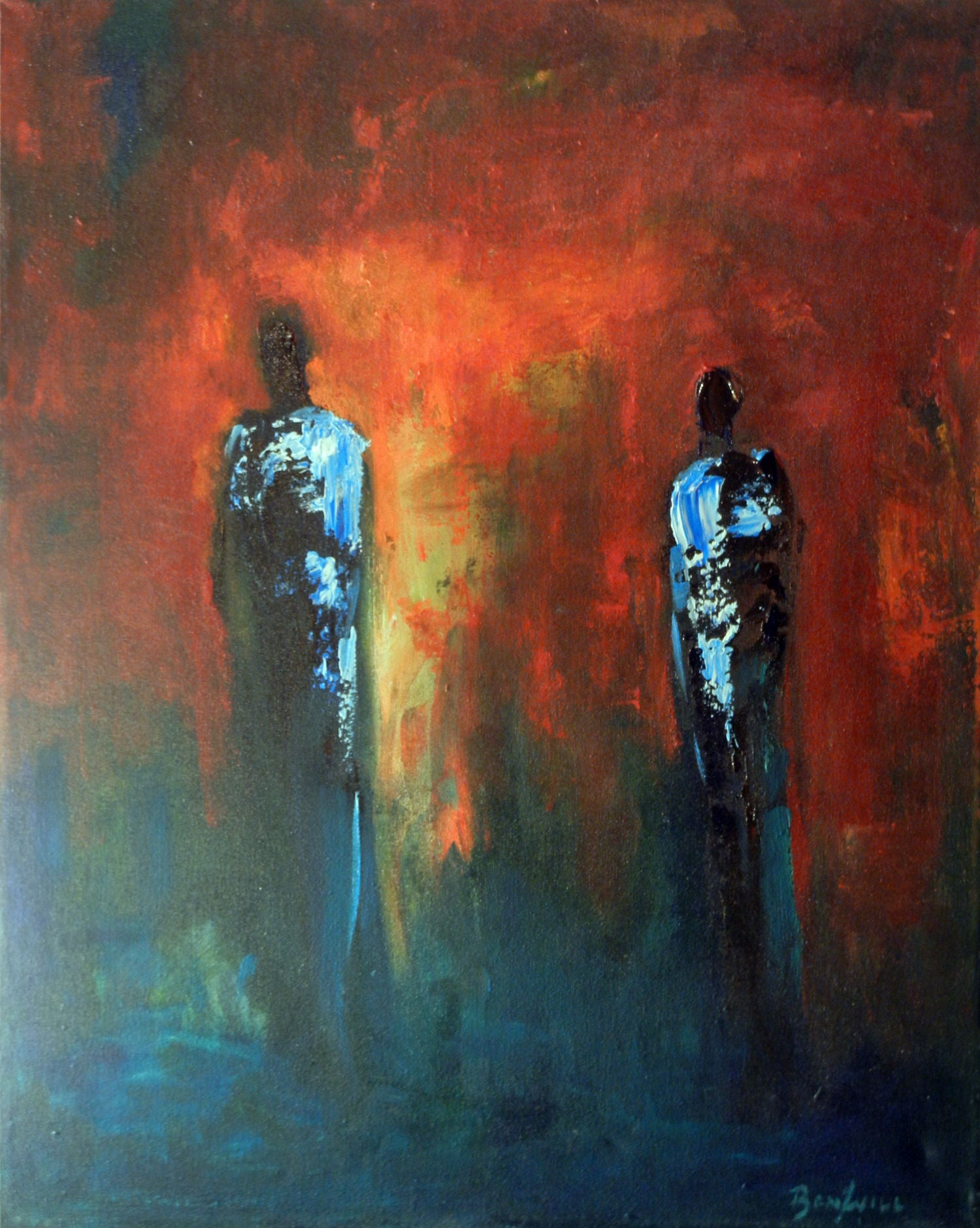 LEEGET × ballaholic Reversible Painter Transcendent - Original Figure Painting Expressive Abstract